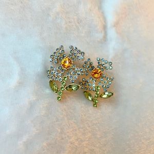 Oscar de la Renta floral earrings